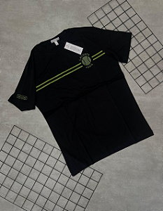 Camiseta Peruana Lacoste Preto | Verde - CP161