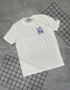 Camiseta Peruana Casa Blanca Branco | Azul - CP165