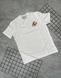 Camiseta Peruana Casa Blanca Branco | Azul - CP168
