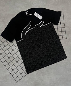 Camiseta Peruana Lacoste Preto - CP177