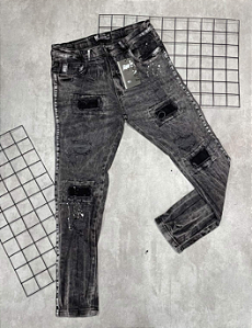 Calça Jogador - Lipse Jeans Escura CJ035