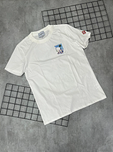 Camiseta Peruana Casa Blanca Branco | Azul - CP206