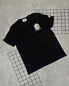 Camiseta Peruana Casa Blanca Preto | Marrom - CP189
