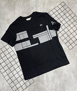 Camiseta Peruana Lacoste Geométrica Colorblock - CP210