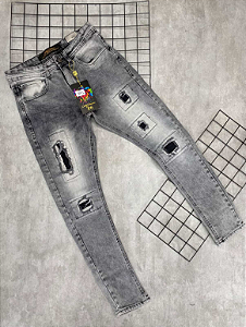 Calça Jogador City Denim Cinza - CJ039