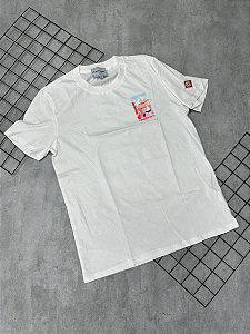 Camiseta Peruana Casa Blanca Branco | Rosa - CP225