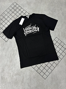 Camiseta Peruana Lacoste Preto - CP215