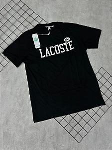 Camiseta Peruana Lacoste Preto - CP220