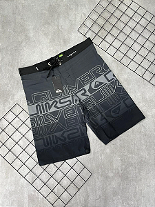 Bermuda Elastano Quiksilver Preto  - BQ001
