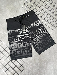 Bermuda Elastano Quiksilver Preto - BQ007
