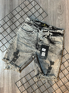 Bermuda Jogador City Denim Cinza - BJ005