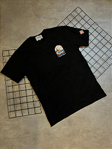 Camiseta Peruana Casa Blanca Preto | Amarelo - CP242