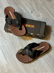 Chinelo Kenner Megah L7 Plus Marrom - CHK021