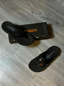 Chinelo Kenner Megah Puffer Preto - CHK016