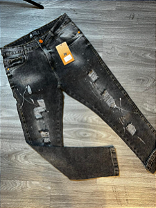 Calça Jogador Lipse Jeans Escuro - CJ048