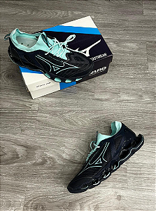 Tênis Mizuno Prophecy 14 Azul Marinho | Verde - TM018