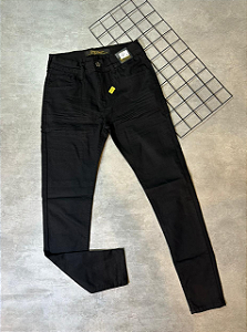 Calça Jogador City Denim Preta - CJ001