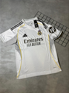 Camiseta de Time Real Madrid Branca - CT007