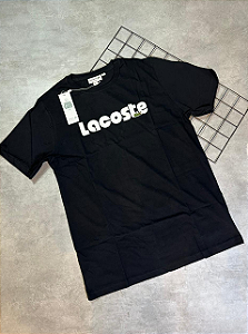 Camiseta Peruana Lacoste Preto - CP005