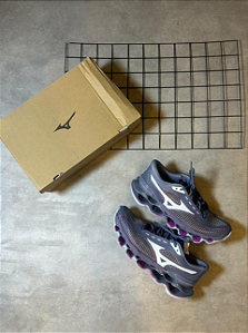 Tênis Mizuno Prophecy 15 Cinza | Rosa - TM009