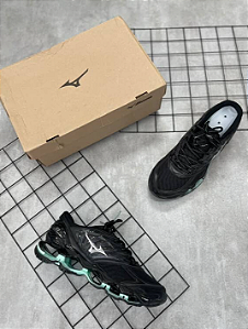 Tênis Mizuno Prophecy 8 Preto e Verde - TM010
