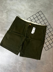 Bermuda Sarja Revanche Verde Escuro - BSR001