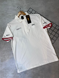 Camiseta Polo Hugo Boss Branca - CPH013