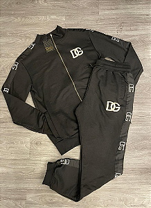 Conjunto Moletom Dolce Gabbana Preto - CM001