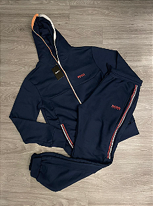 Conjunto Moletom Hugo Boss Azul Marinho - CM002