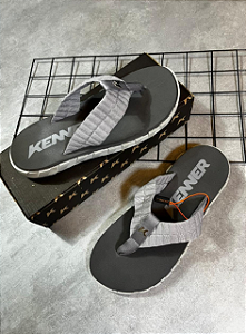 Chinelo Kenner Megah Puffer Cinza - CHK004