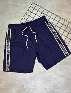 Bermuda Armani Azul Marinho Faixa - BG010