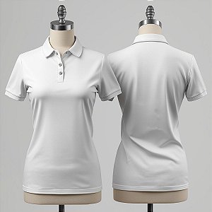 Molde Camisa Polo Feminina - Tamanhos P/M/G/GG/XG