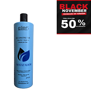 Escova Progressiva matizadora - Redução do frizz e controle absoluto dos fios - Compatível com todos os tipos de cabelo, até os mais resistentes - 1 L