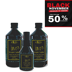 Kit Terapia capilar - Combate eficaz à queda capilar - Restauração intensiva e hidratação de longa duração - Crescimento até 3x mais rápido - 1,100g