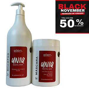 Kit de Nutrição Profissional - Reposição dos nutrientes perdidos - Elimina o ressecamento e potencializa o brilho espelhado - 2kg