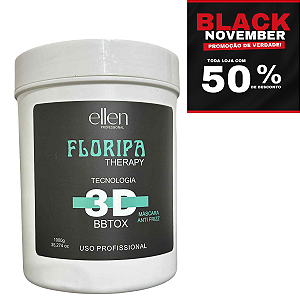 Botox Orgânico Ellen Professional - Restauração dos fios - Brilho Natural - 1 kg