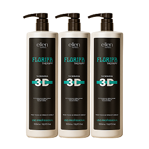 Combo 3 Reestruturação molecular  Orgânica Floripa  Therapy 1L cada