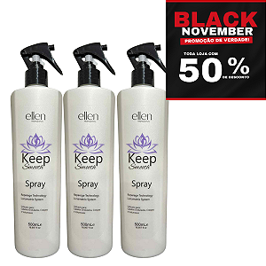 Combo Realinhamento capilar orgânico spray - Alisamento Natural e Seguro - 100% livre de formol - 1,500ml