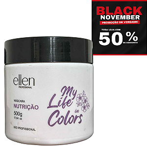 Máscara Restauradora My Life in Colors I Tratamento Pós Química e Danos I Brilho e Maciez Imediata I 500g