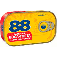 Sardinha Manjuba 88 Boca-Torta Molho Tomate