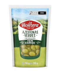 Azeitonas Verdes La Violetera 150g C/caroço