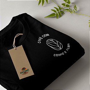 Camiseta Básica 100% Algodão - COFFEE LOVERS