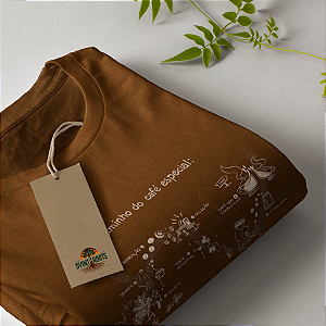 Camiseta Básica 100% Algodão - COFFEE LOVERS
