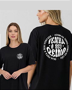 Camiseta Básica 100% Algodão - VERSÍCULO BÍBLICO