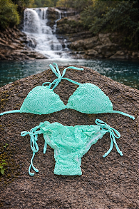 Biquíni Renda Verde Água – DVINTE ROOTS