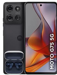 Motorola Moto g75 5G + Moto Buds - 256GB 16GB (8GB RAM+8GB Ram Boost) e 50MP Sony Lytia 600 Camera Moto AI Ultrarresistencia
