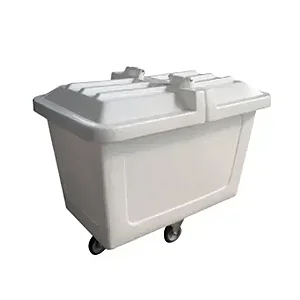 Carro Cuba 180 Litros, Com Estrutura, Completo Branco