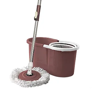Conjunto mop rotatorio compact – Rosa Marsala – Nobre