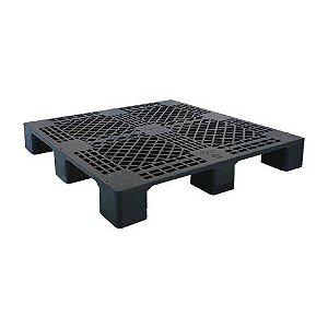 Smart Pallet Eco 1210 Vazado – 100 x 120 cm - PRETO