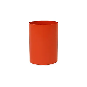 Cesto de Lixo 15 Litros Sem Tampa Laranja